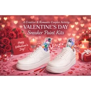 Valentine's Day Couples Paint Kit – DIY AF1 Planter Decor & Date Night Activity